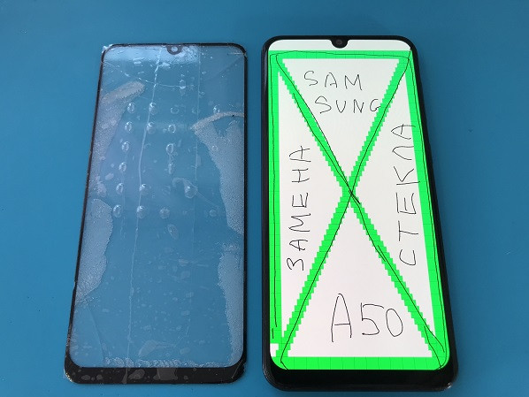 Замена стекла Samsung A50